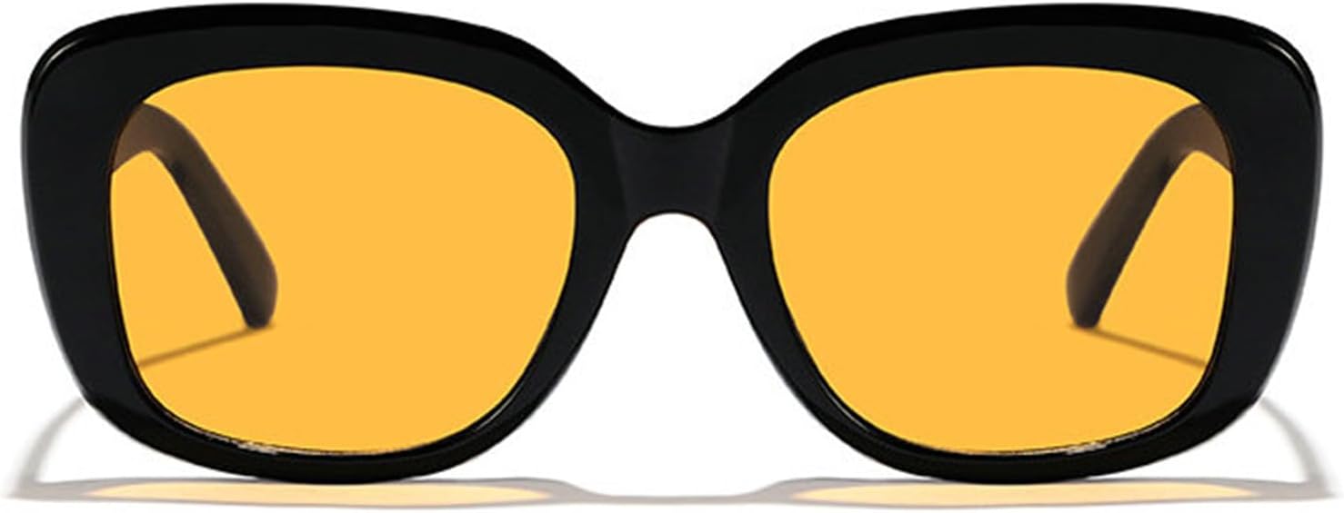 

Солнцезащитные очки Helena Fashion Oversized Cat Eye для женщин и мужчин, в стиле ретро, ​​для отдыха на природе и пляже, квадратные, с градиентным переходом цвета, защита от УФ-излучения UV400, C4