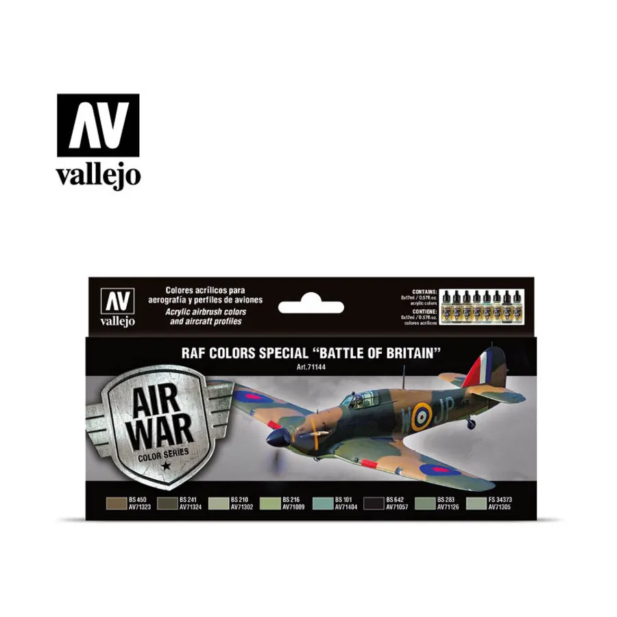 

Специальный выпуск цветов RAF "Битва за Британию", Paint Sets (Vallejo)