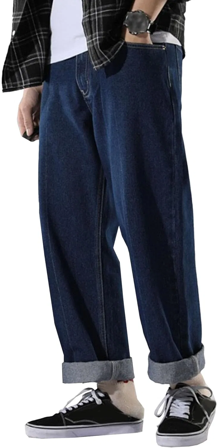 Джинсы свободные Men's Baggy, Navy Blue