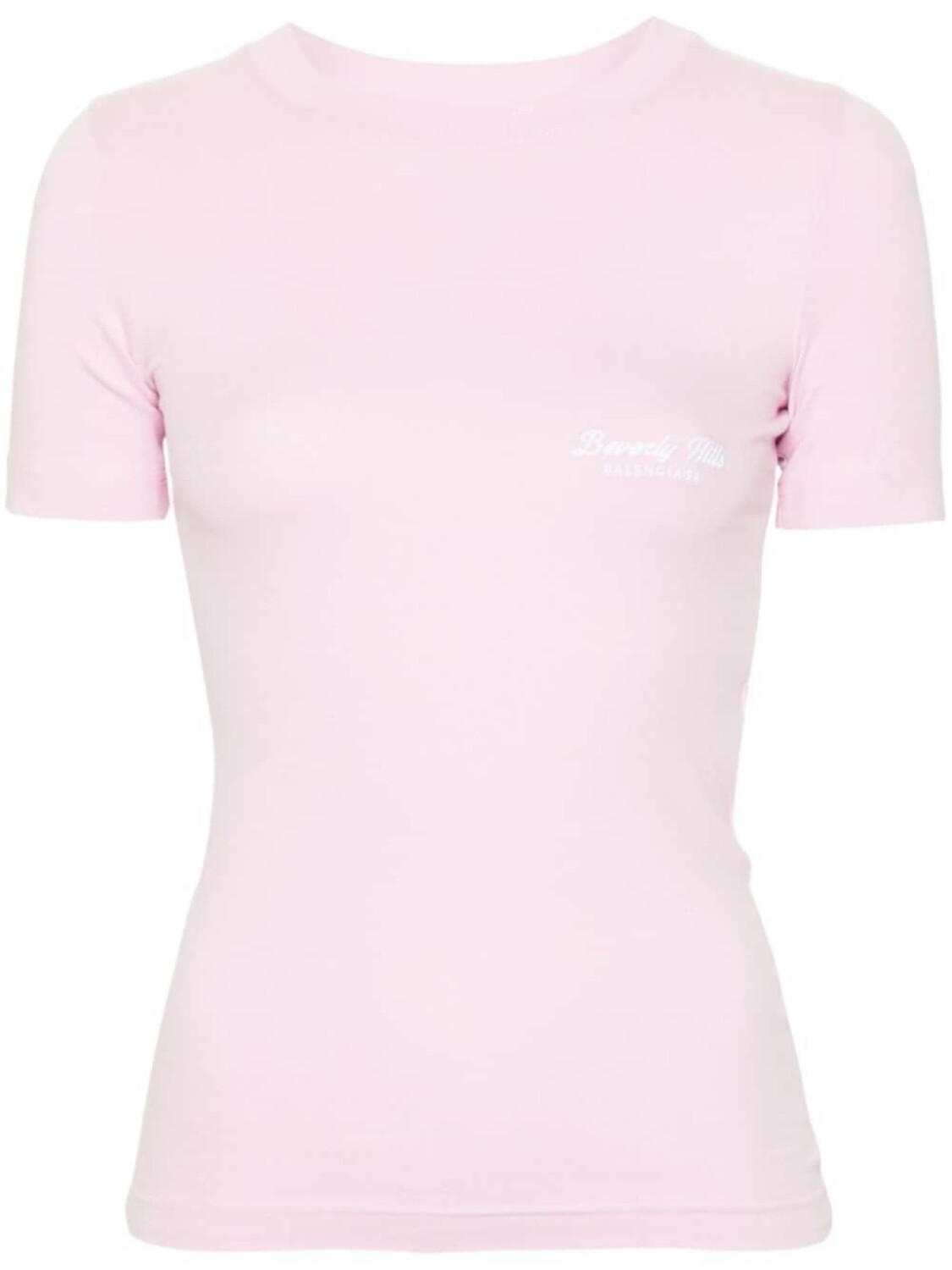 

Balenciaga футболка с вышивкой Беверли-Хиллз, розовый