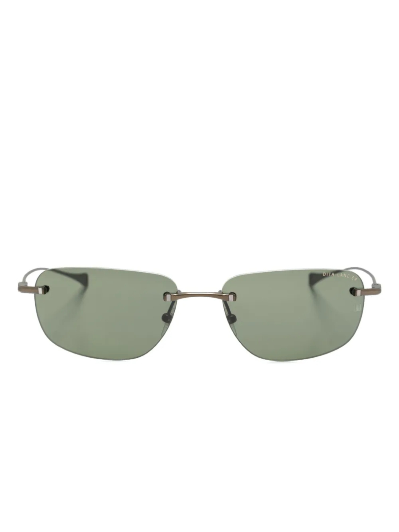 

Dita Eyewear солнцезащитные очки в прямоугольной оправе, черный
