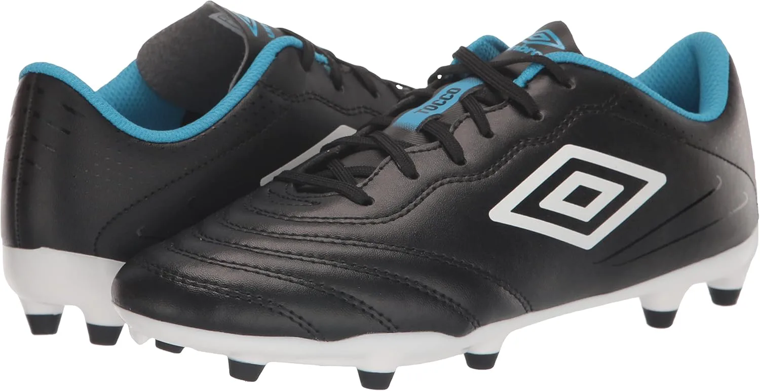 Мужские футбольные бутсы Umbro Tocco 3 League, черный/белый/синий — фото 3