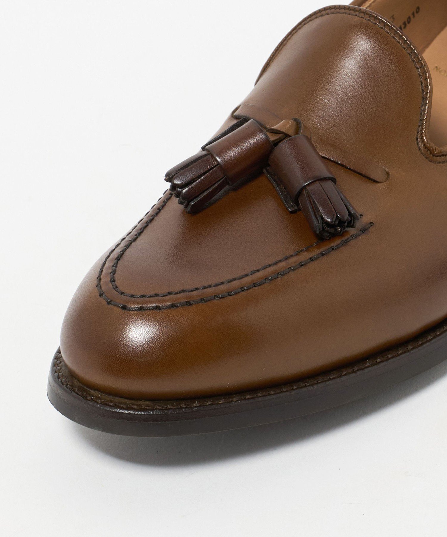CROCKETT & JONES CAVENDISH3/Лоферы с кисточками United Arrows, DK.BROWN — фото 2