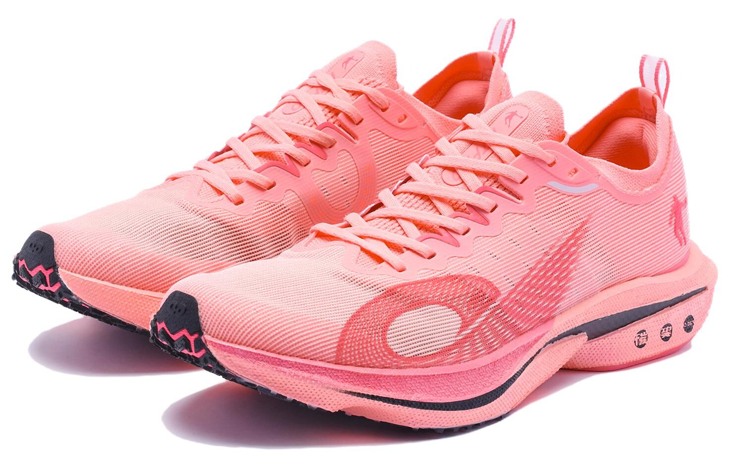 Кроссовки Feiteng PRO для бега мужские с низким верхом Austin Pink/tropical Pink Qiaodan — фото 3