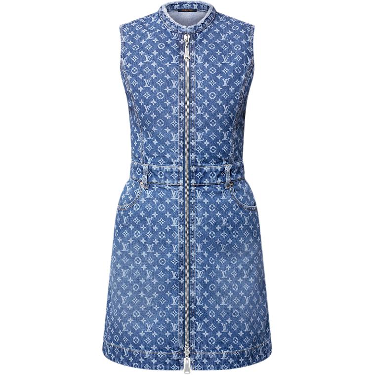 

Платье Lv Monogram Denim LOUIS VUITTON, синий
