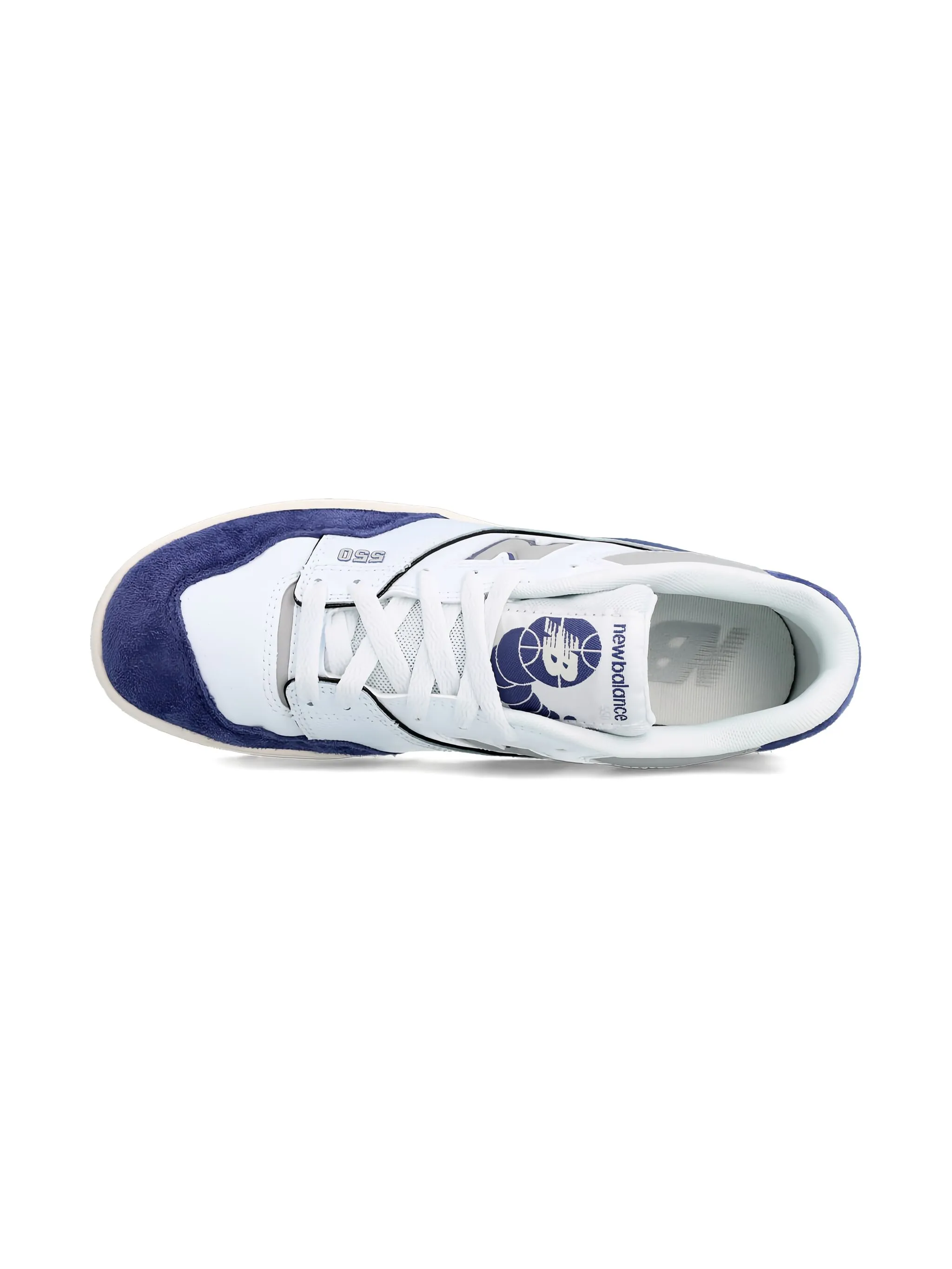 Кроссовки 550 White/Rain Cloud New Balance Kids, белый — фото 3
