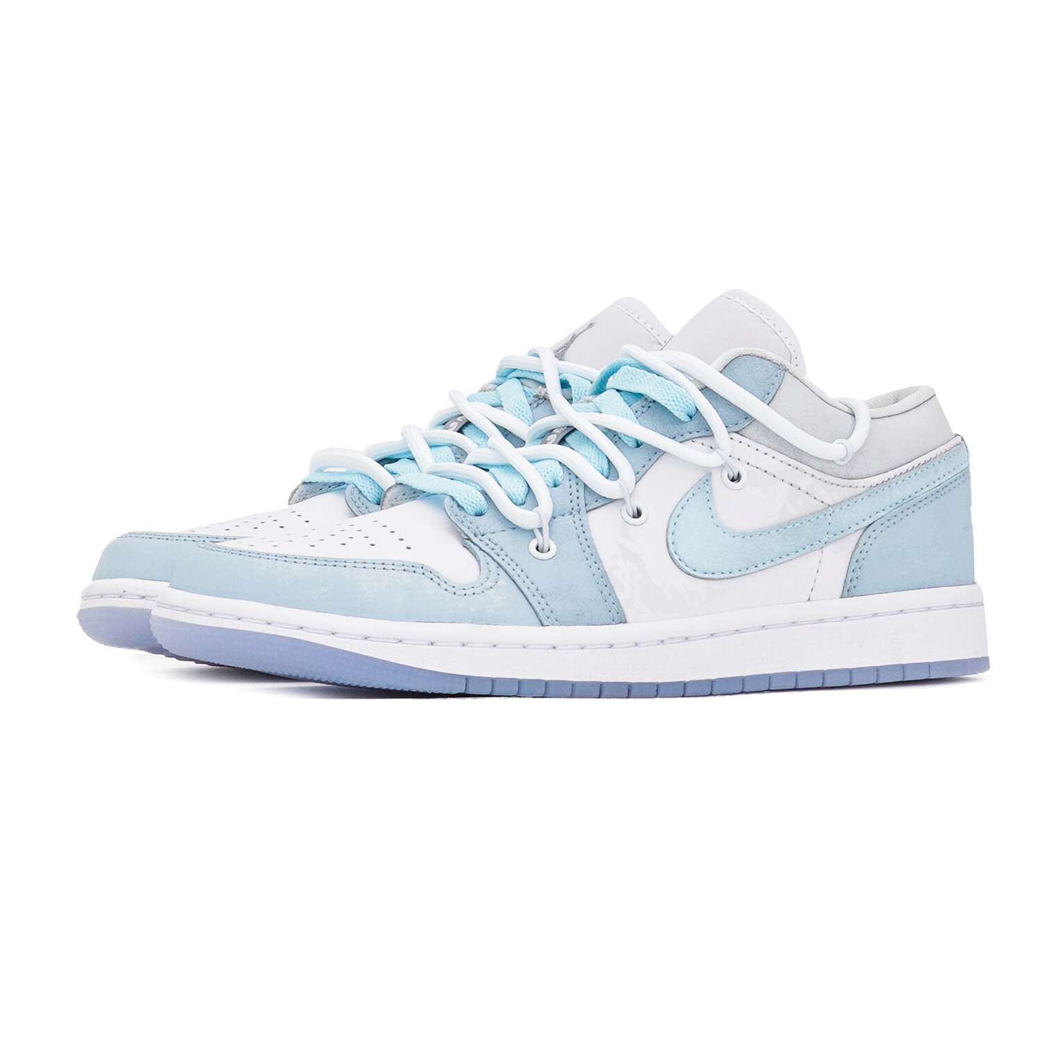 

Jordan Air Jordan 1 винтажные баскетбольные кроссовки женские, Light Blue