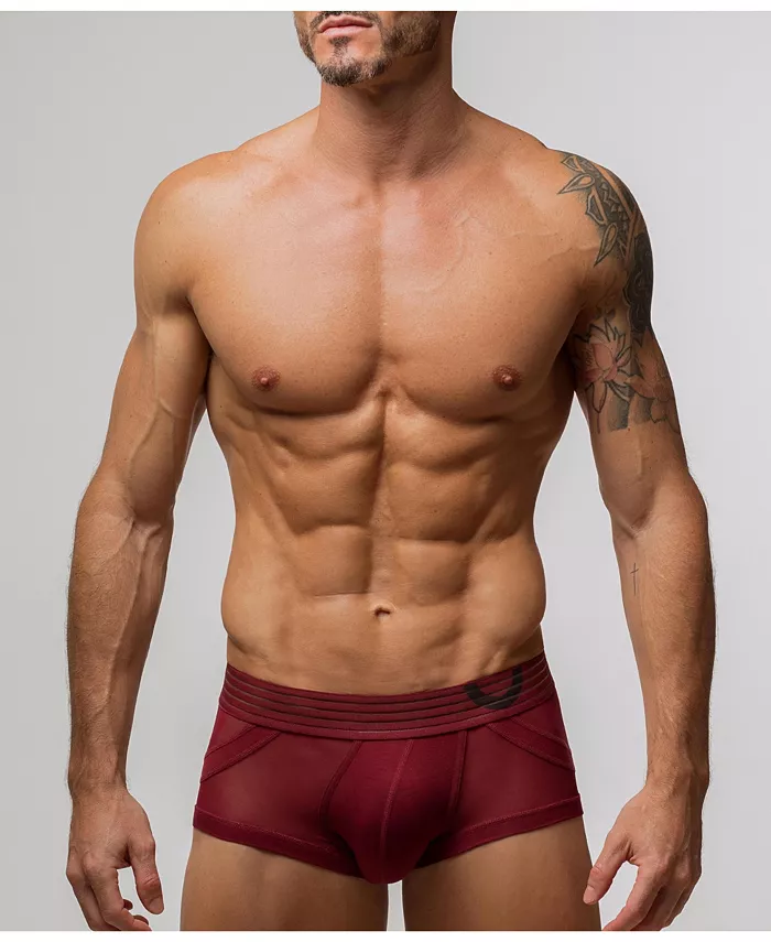 

Мужские трусы-слипы анатомические SEXY NIGHTS Mini Trunk Rounderbum, красный