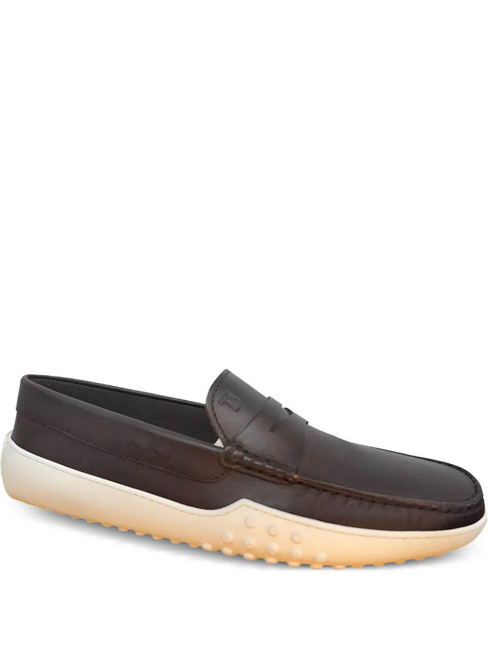 

Лоферы из зернистой кожи TOD'S, коричневый