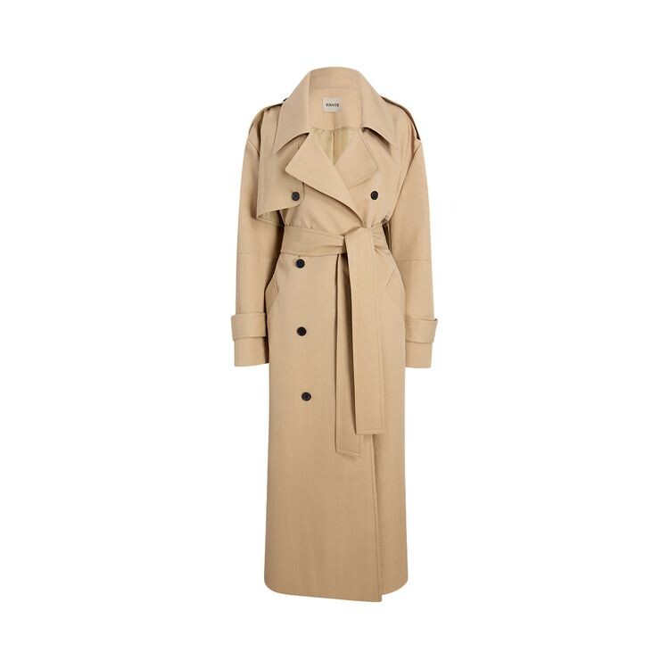 

Пальто Khaite Mazlow Coat Beige, желто-коричневый