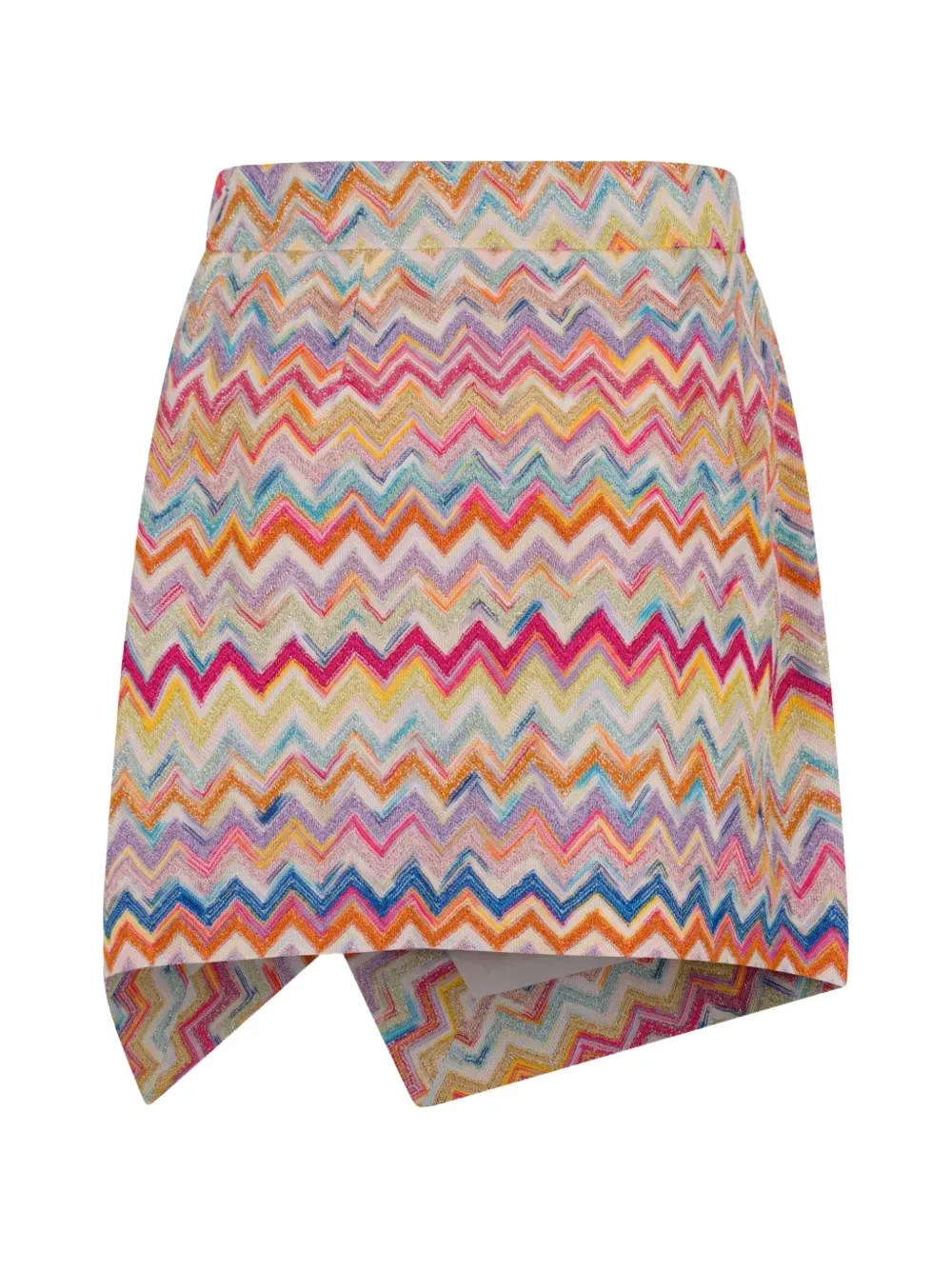 Юбка с узором зигзаг Missoni Kids, розовый — фото 2