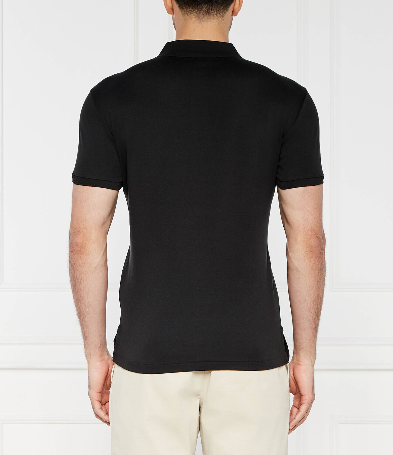 Поло POLO RALPH LAUREN Slim Fit, черный — фото 4