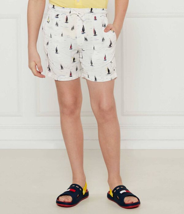 

Льняные шорты Regular fit Tommy Hilfiger, экрю