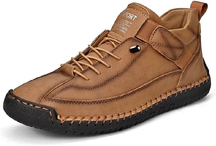 

Мужские повседневные туфли, удобные модные кроссовки, легкие туристические ботинки, дышащие обувь Asifn, коричневый