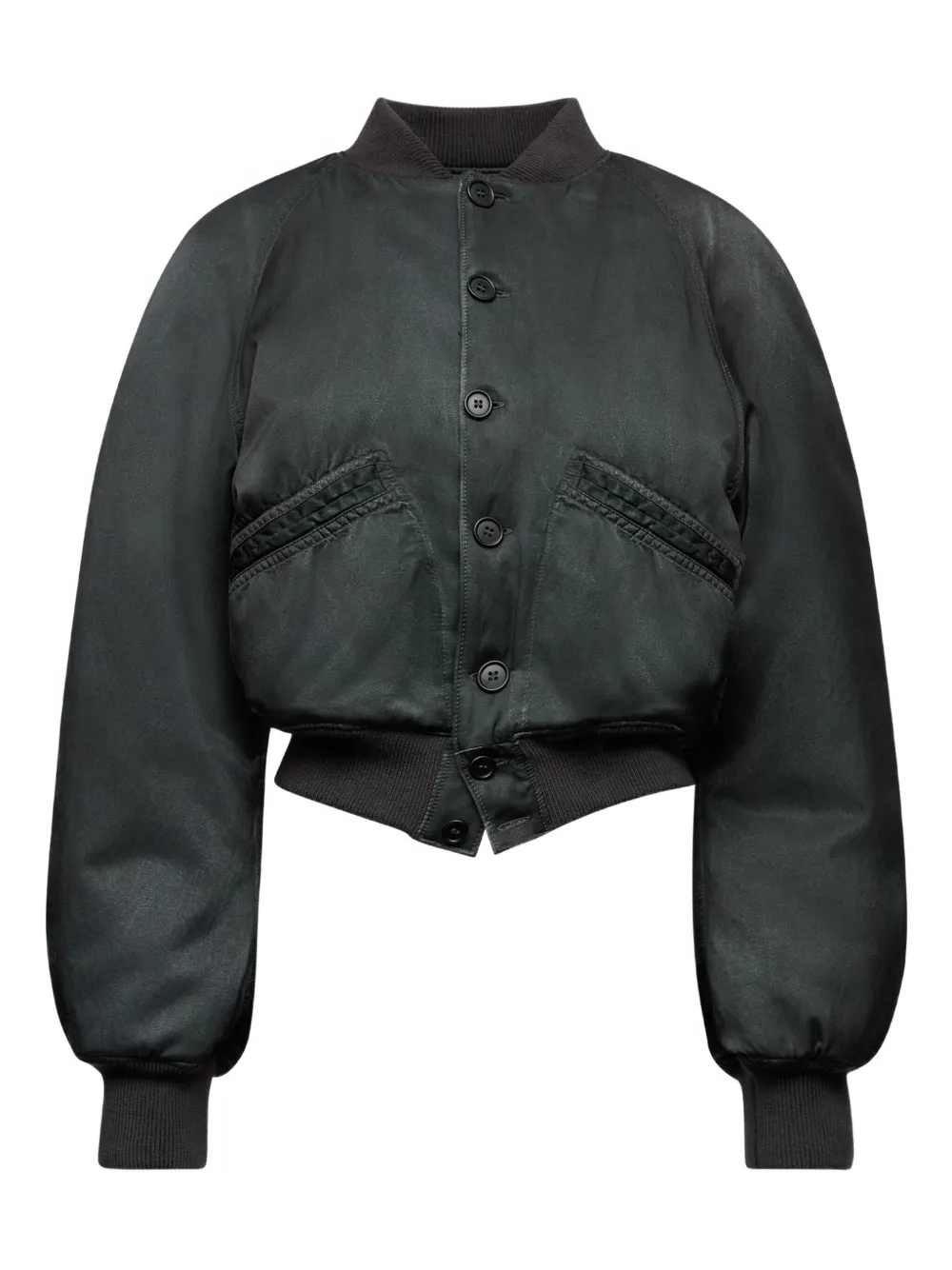 

Укороченный бомбер MM6 Maison Margiela, черный