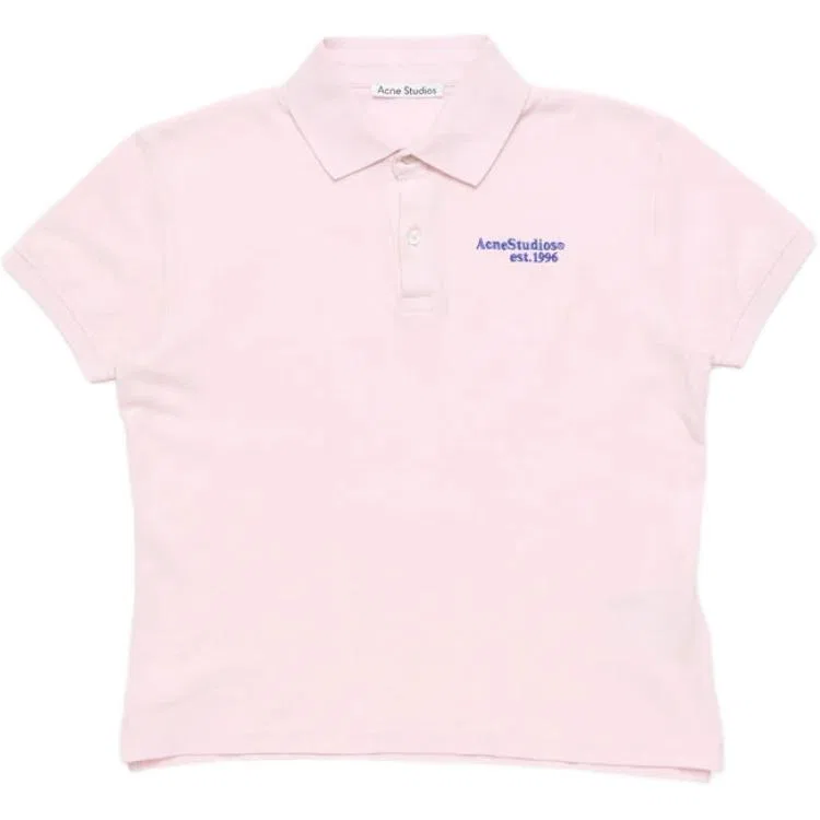 Поло Acne Studios Midsummer Collection бледно-розовое
