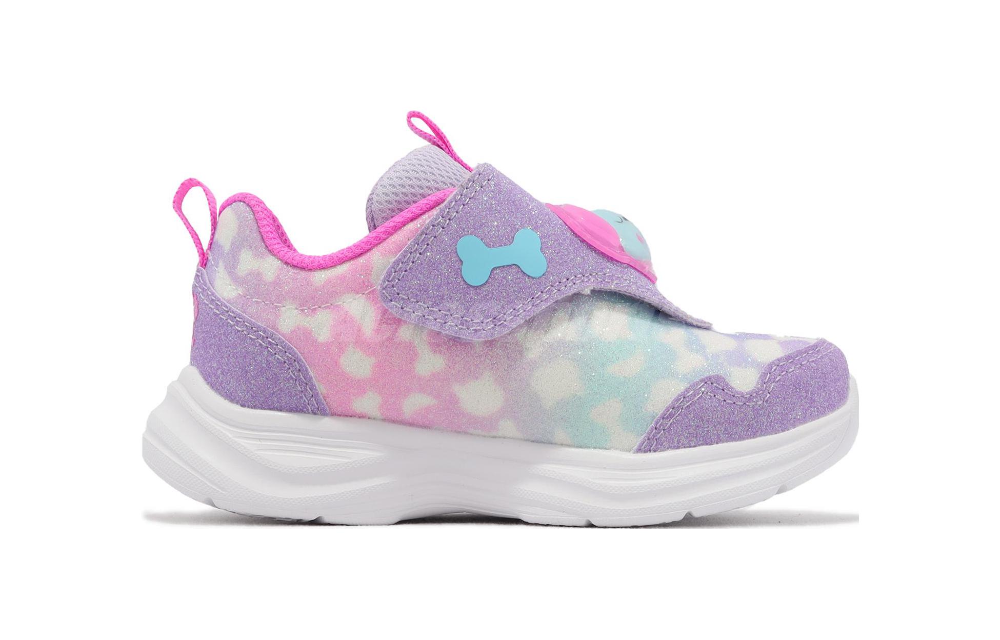 S Lights Glimmer Low Top Розовые детские ботиночки Skechers — фото 3