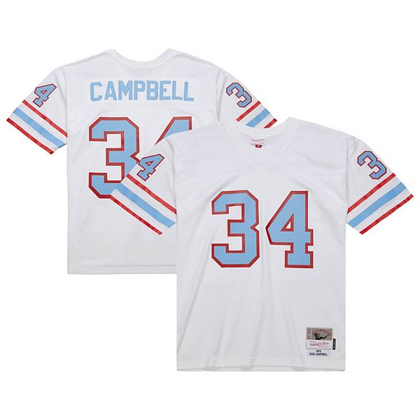

Мужская футболка Earl Campbell Houston Oilers 1979 Legacy Replica Mitchell & Ness