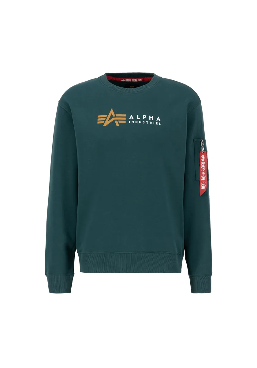 

Свитер Alpha Industries " Alpha Industries Мужчины - Толстовки Alpha Label Sweater", зеленый