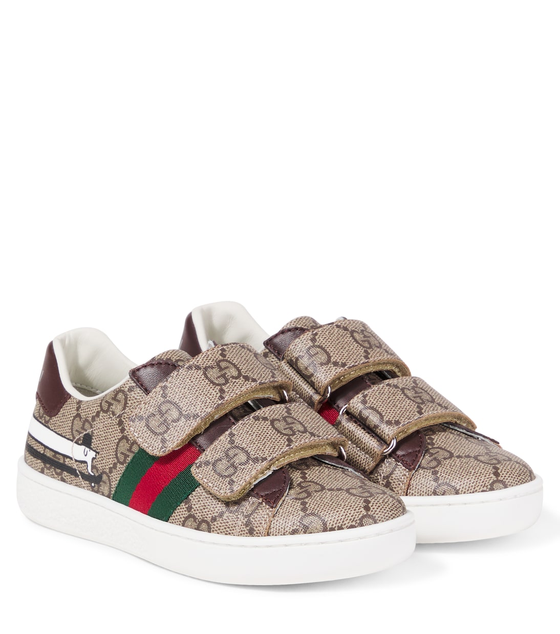 

x Euan Roberts GG Canvas Web кроссовки Gucci Kids, B.E-Multi/Co/Vrv/Co