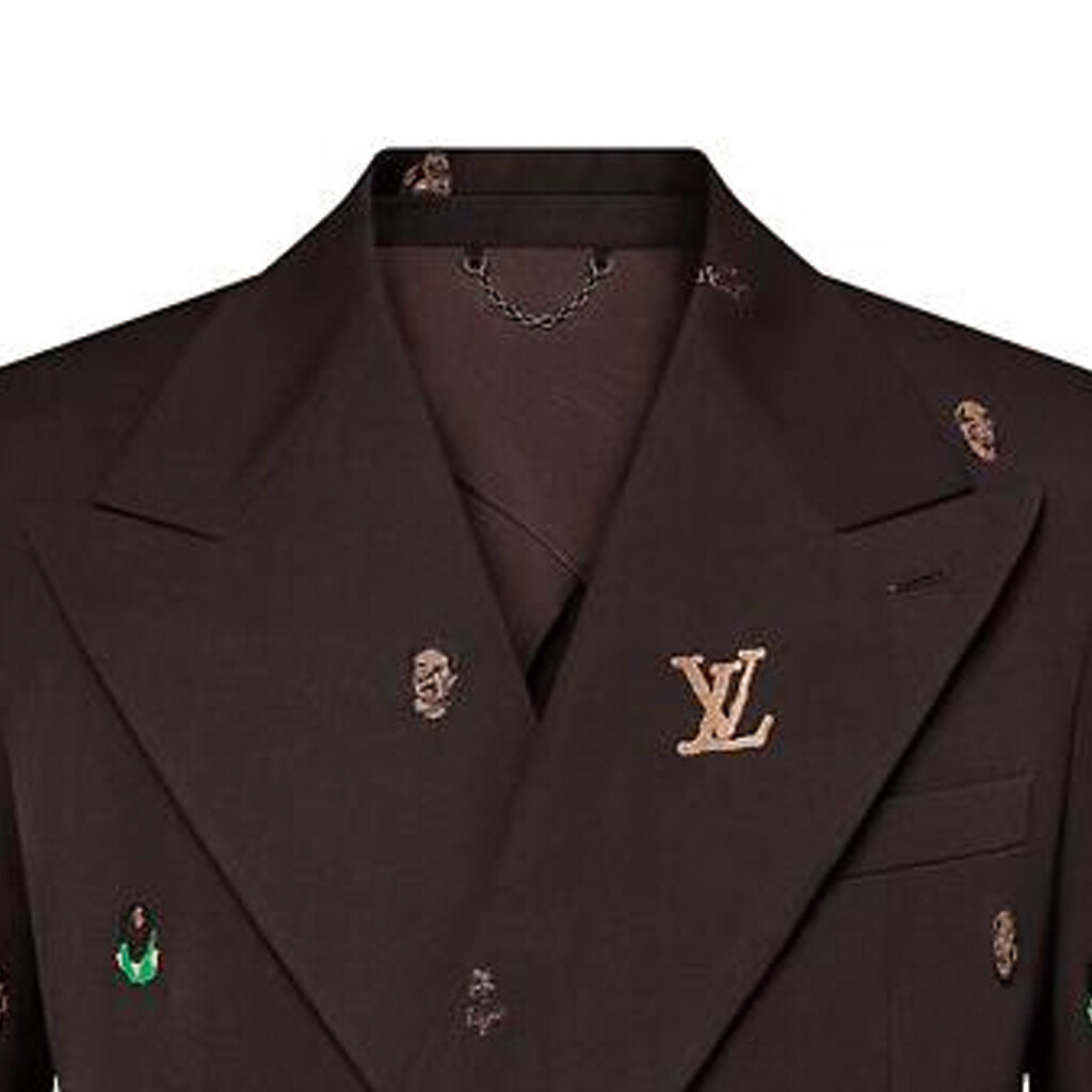Костюм деловой Louis Vuitton мужской, коричневый — фото 3