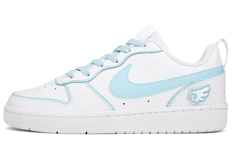 

Кроссовки Nike Court Borough Series Skateboard Shoes Women's Low-Top White Blue