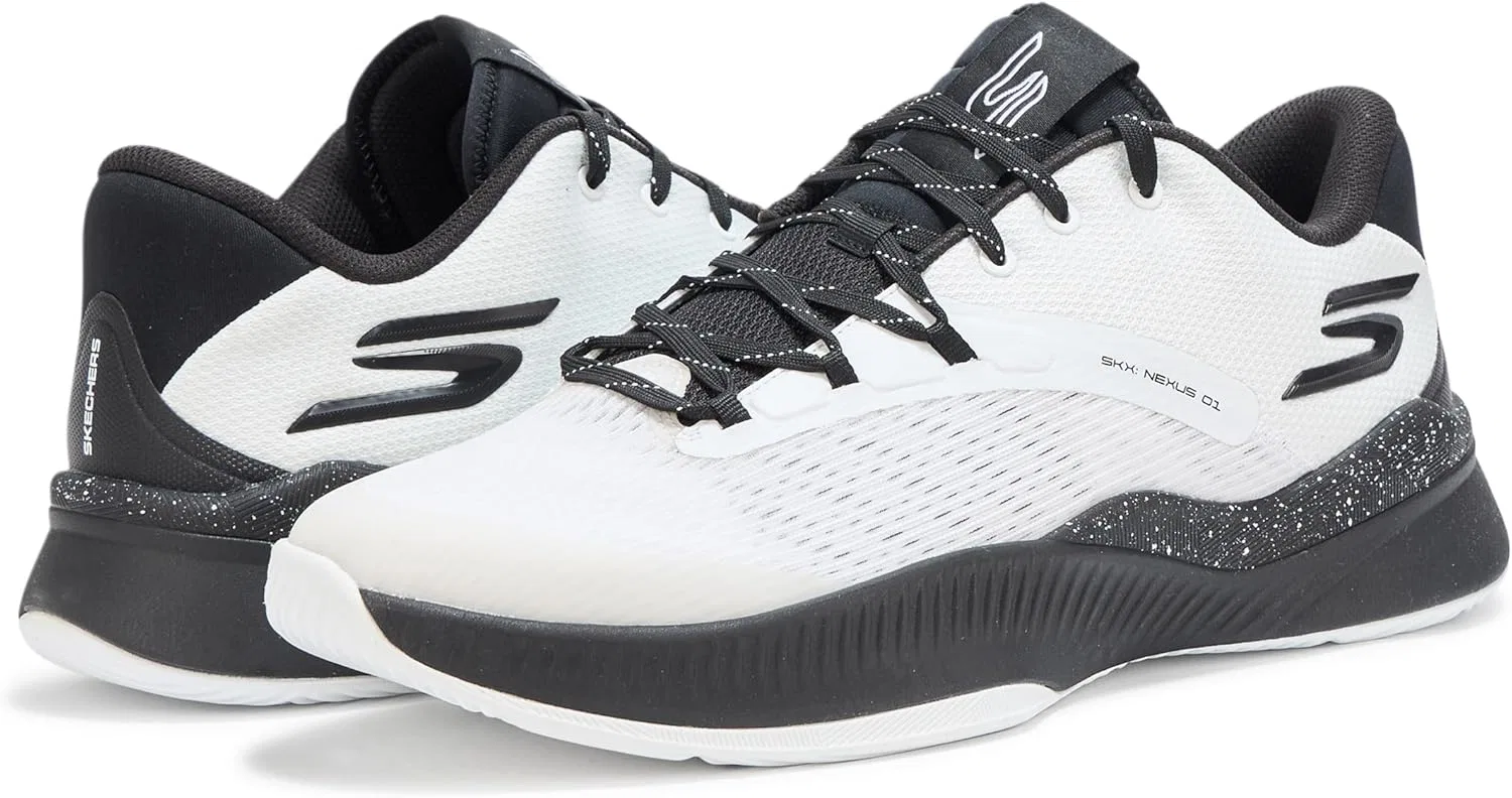 Мужские баскетбольные кроссовки Skechers Skx Nexus, White Black — фото 3