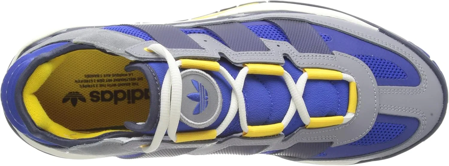 Мужские кроссовки Adidas Niteball, Grey Three Shadow Navy Team Royal Blue — фото 3