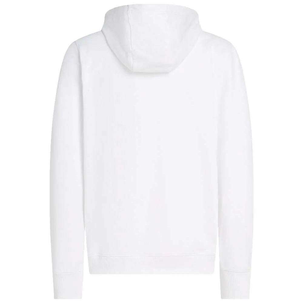 Толстовка Tommy Hilfiger Stacked full zip, белый — фото 2