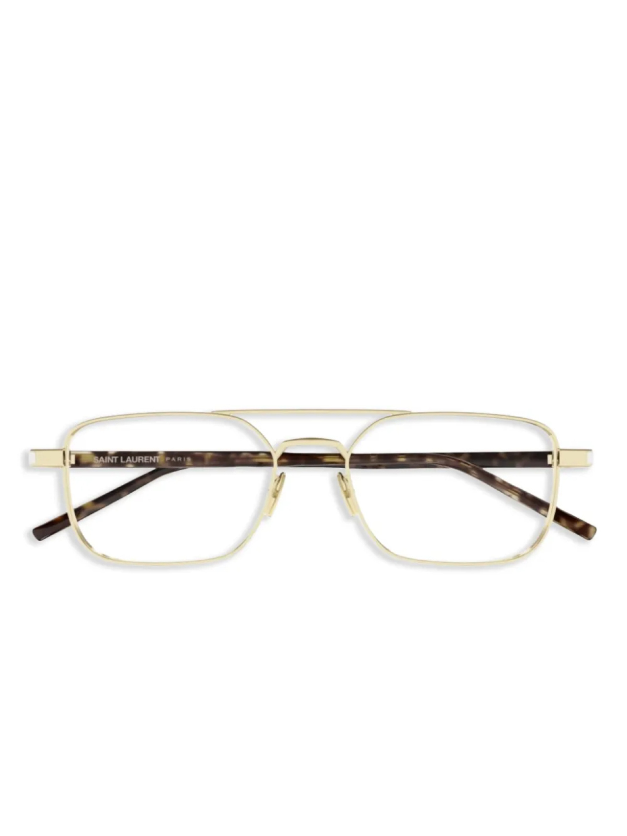 

Очки Saint Laurent Eyewear в прямоугольной оправе, золотой