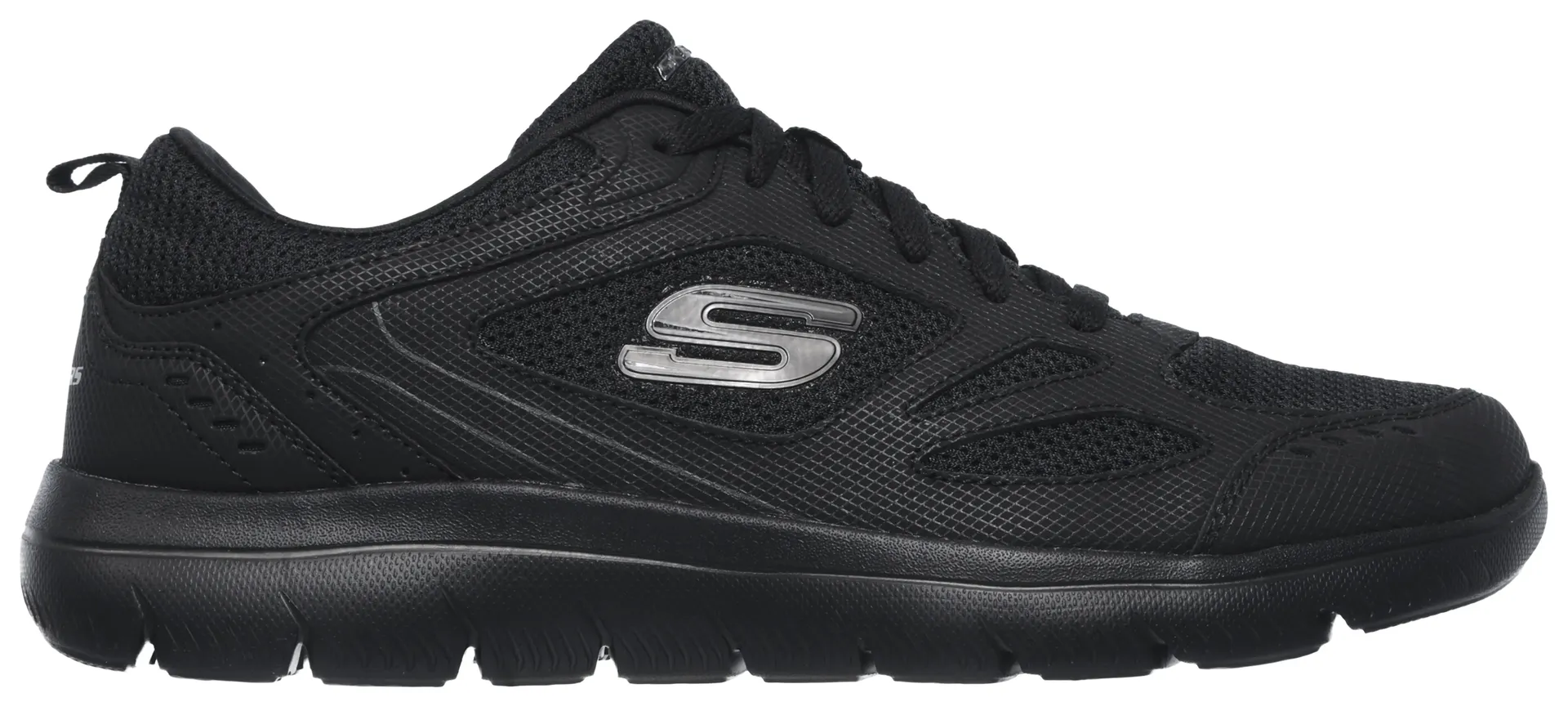 Кроссовки Skechers "Summits-South Rim", выполненные из современного материала, повседневная обувь, полуботинки, туфли на шнуровке, черный — фото 3