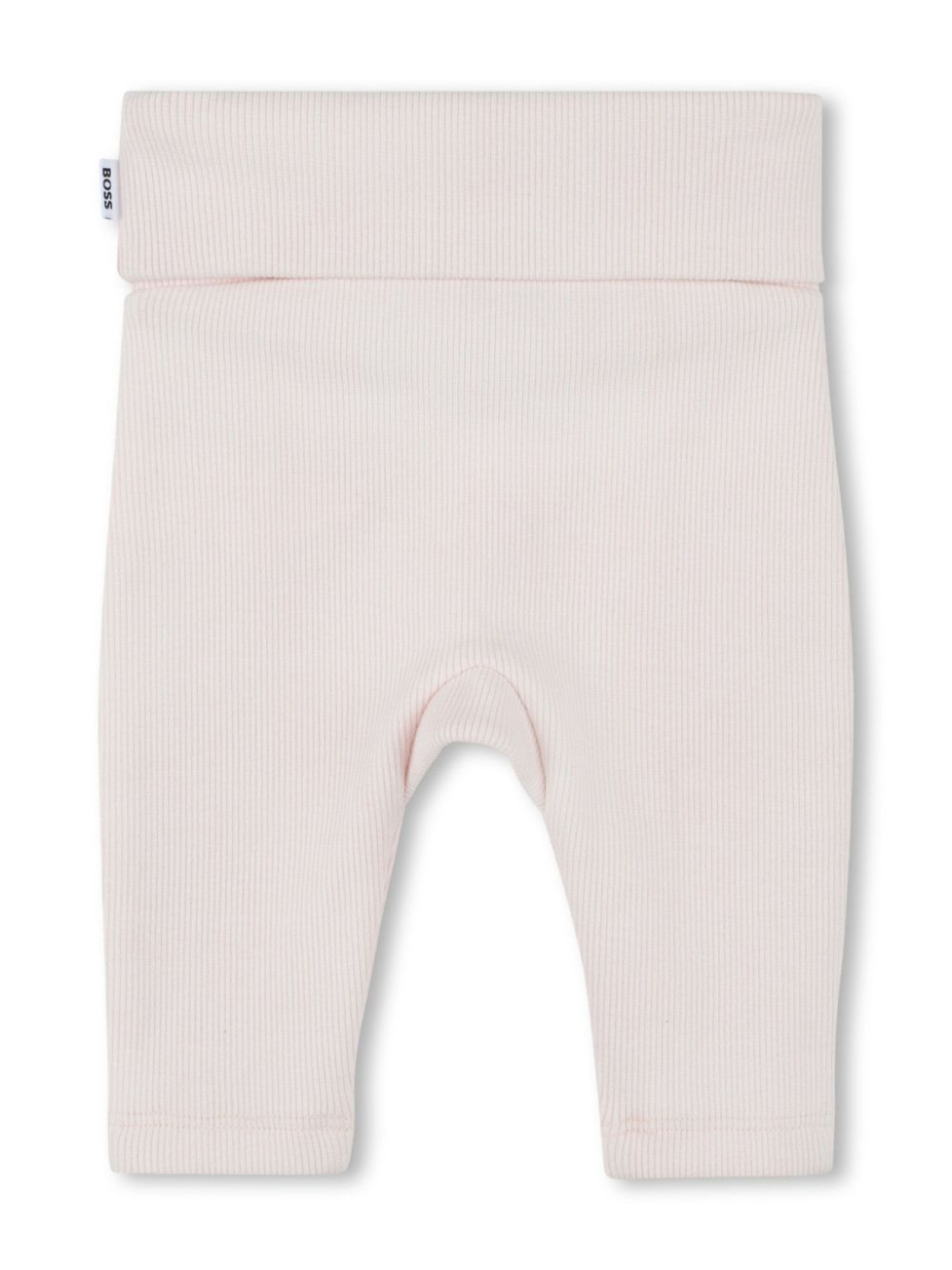 BOSS Kidswear комплект из топа и брюк в рубчик, белый — фото 4