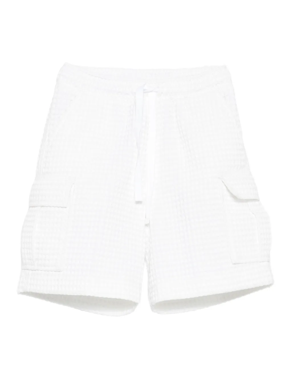 

Шорты-карго из вафельной ткани PAADE MODE, белый