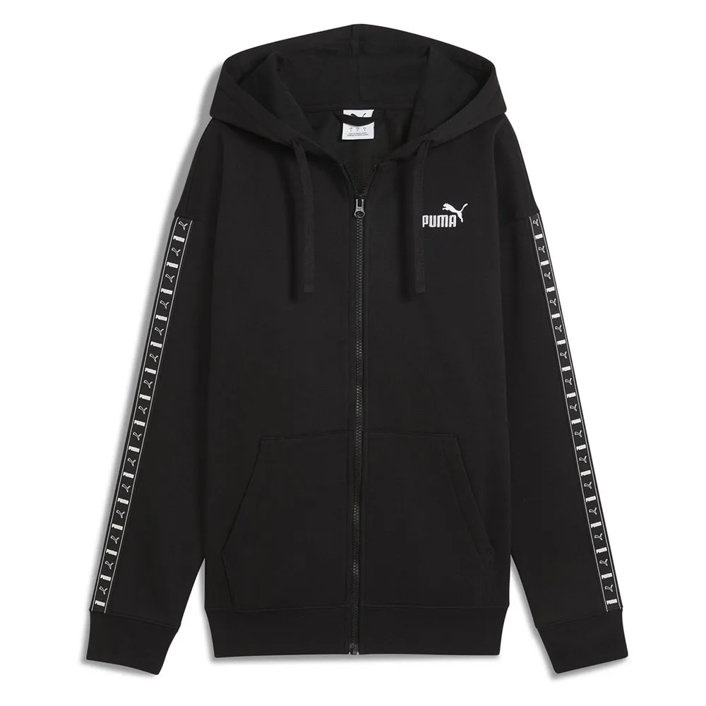 

Толстовка Puma ESS Tape Relaxed Fit full zip, черный