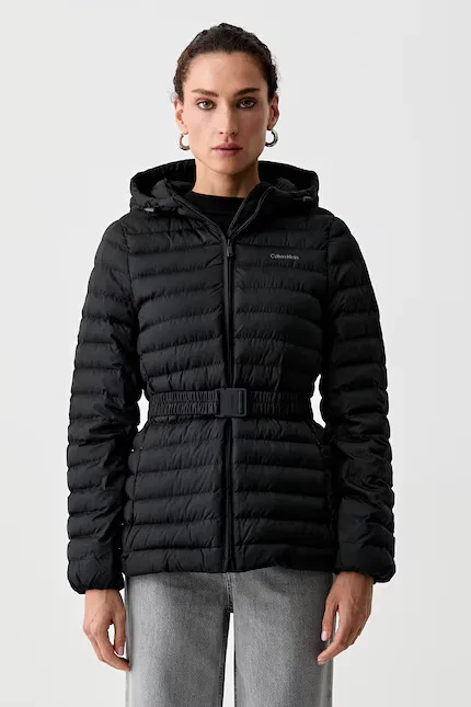 Куртка короткая стеганая Calvin Klein, черный