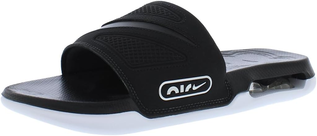 

Мужские спортивные сандалии Nike Air Max Cirro Just Do It Solarsoft Slide, Black Silver White