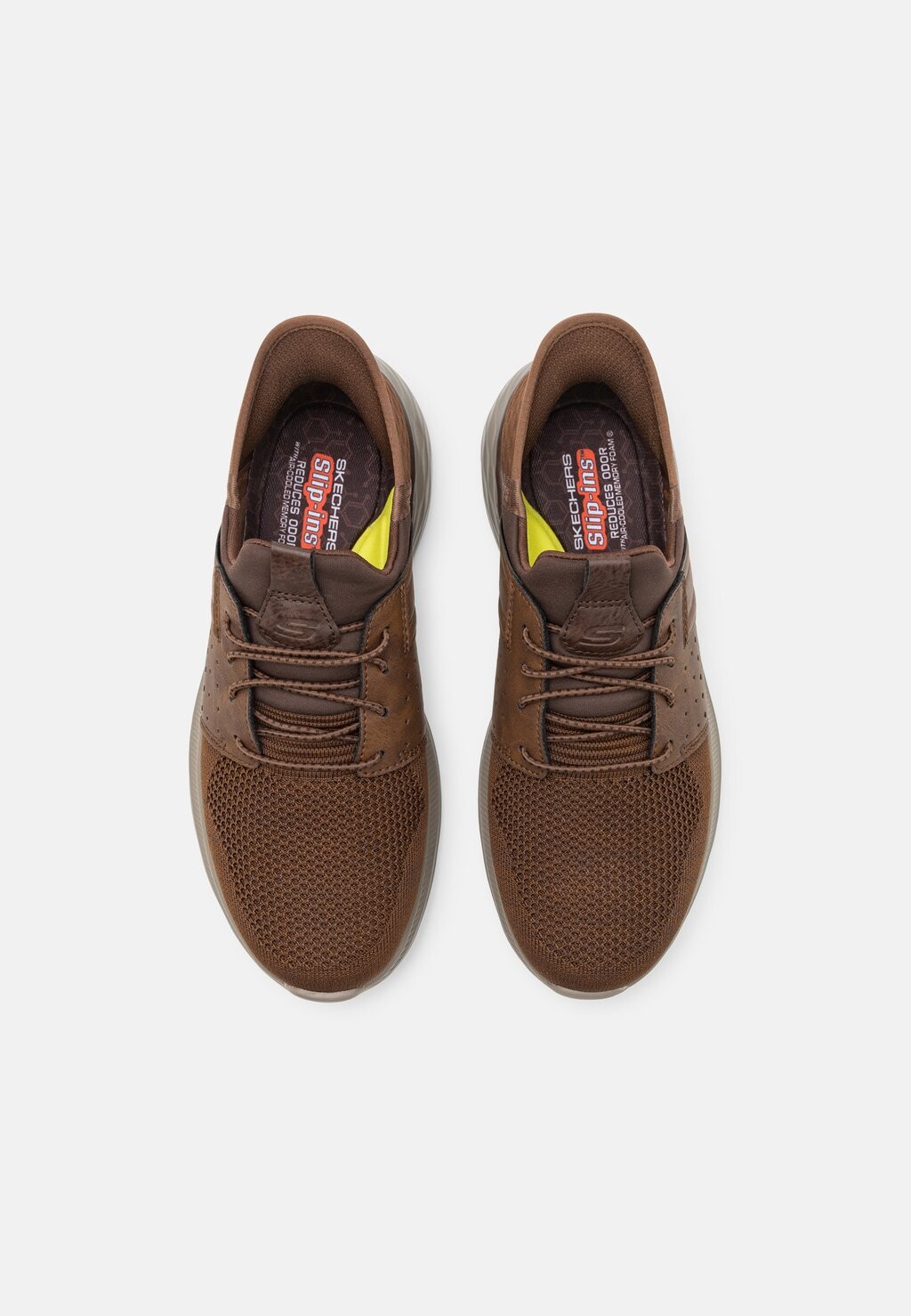 Низкие кроссовки Garner Skechers, цвет dark brown — фото 4