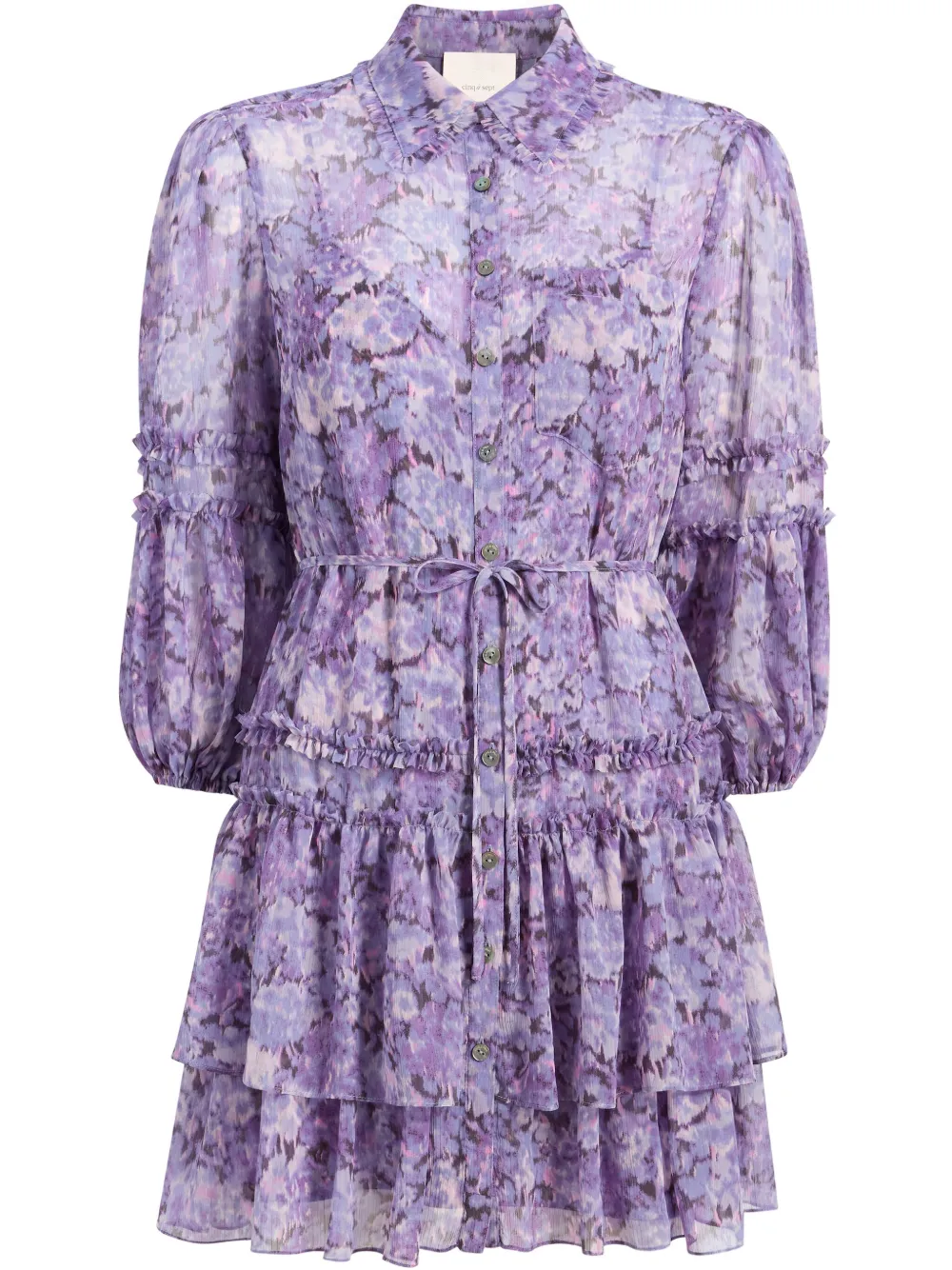 

Платье мини Marsea Cinq A Sept, фиолетовый