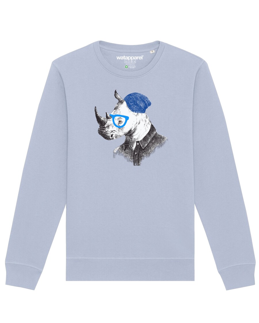 

Толстовка Watapparel Nashorn, синий/светло-синий