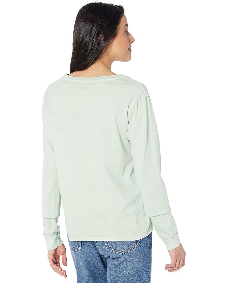 

Футболка Parks Project Zion Canyoneering Long Sleeve Boxy Tee, цвет Light Green
