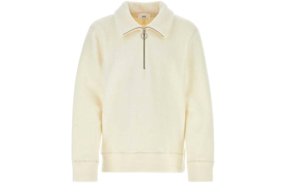 

Ами Зип Поло AMIPARIS, Цвет слоновая кость