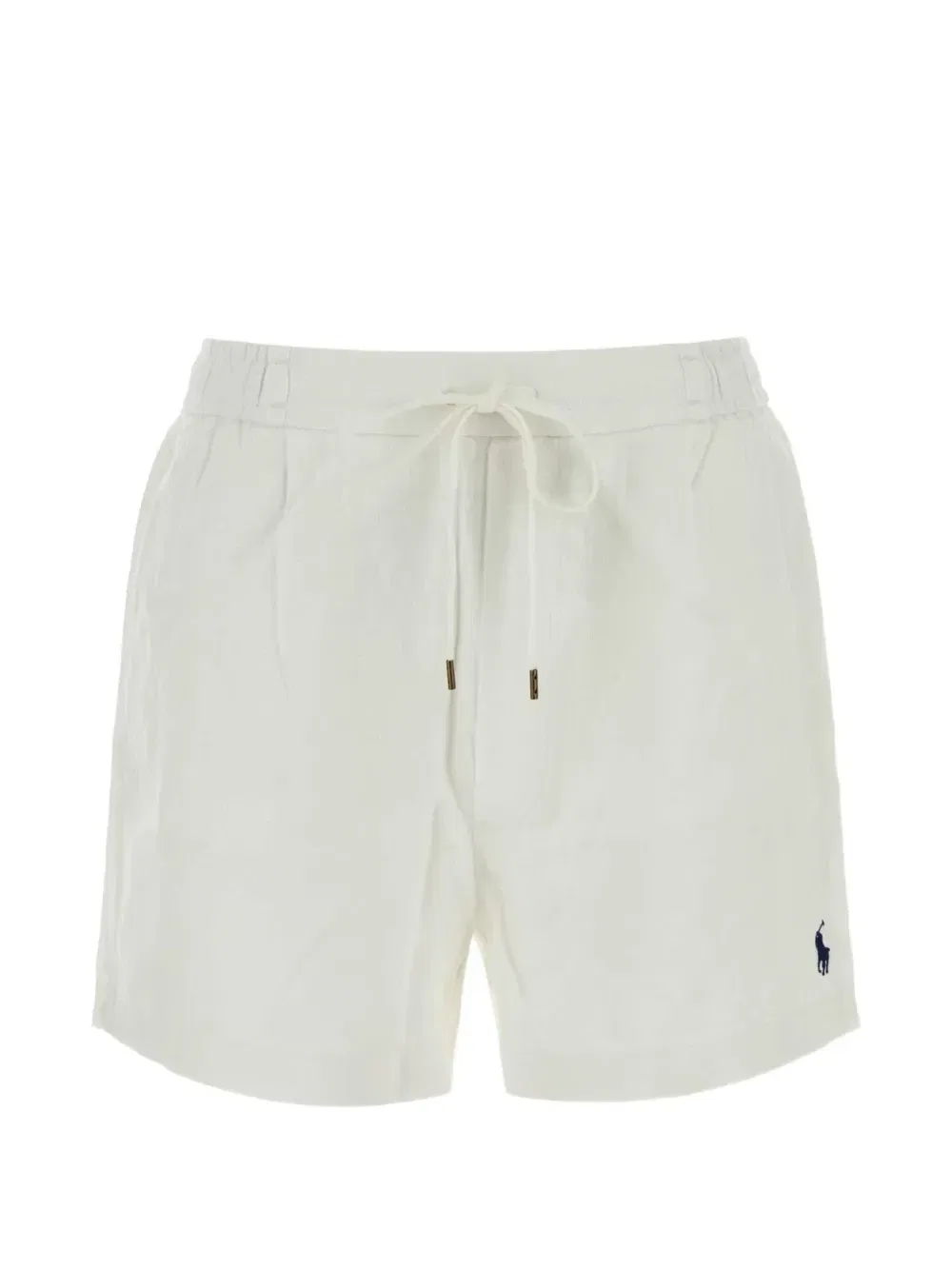 Льняные шорты на шнуровке POLO RALPH LAUREN, белый