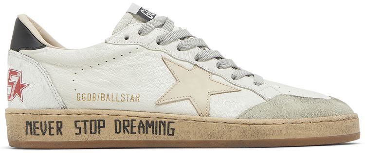 

Кроссовки Golden Goose Ball Star 'Never Stop Dreaming', белый