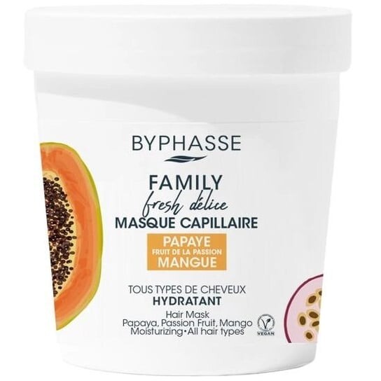 

Маска-маска для всех типов волос Папайя, маракуйя и манго 250мл Byphasse,Family Fresh Delice