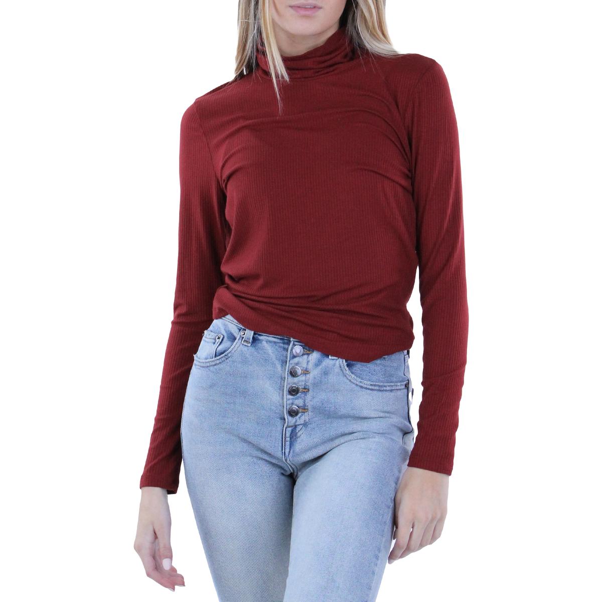

Harriette Женская водолазка с ребристым вязанным узлом на спине JOE'S Jeans, красный