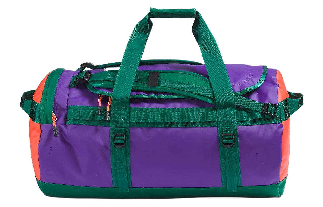 

THE NORTH FACE Одноплечевая поясная сумка на 80 литров из переработанного пуленепробиваемого нейлона зелено-фиолетовая унисекс, Green spells purple spell bright orange