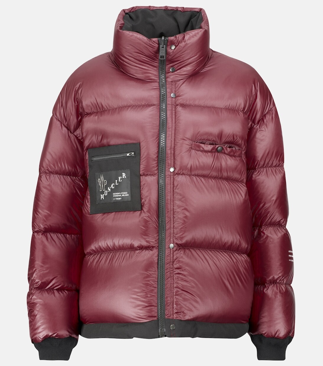 

Пуховик Alasia на пуху MONCLER GENIUS, красный