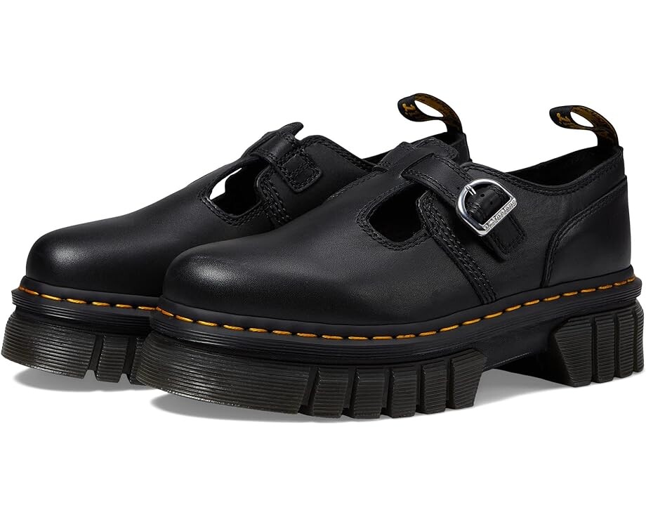 

Лоферы Dr. Martens Audrick T Bar, черный