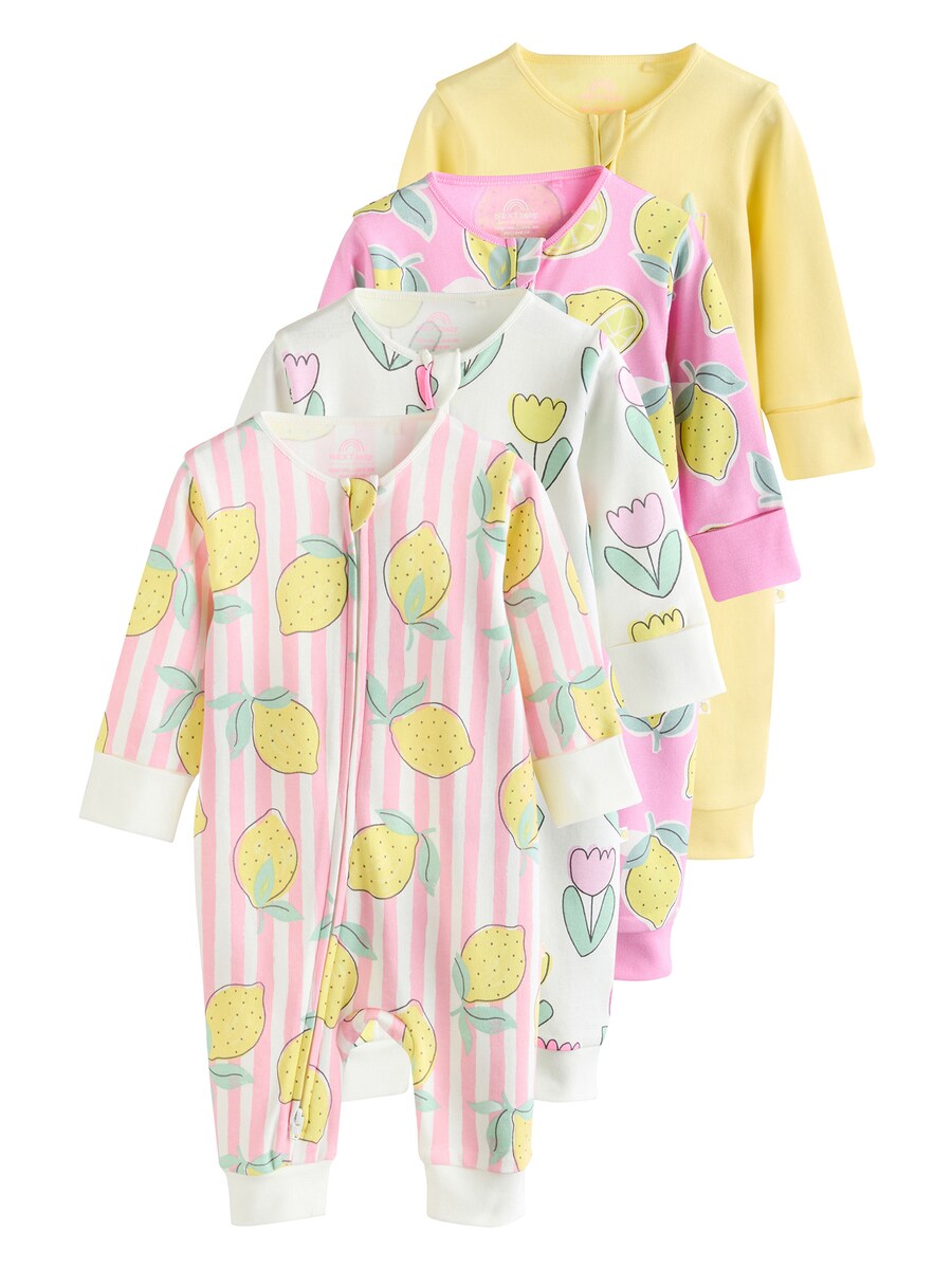 

Пижама Next, цвет Yellow/Pink/White