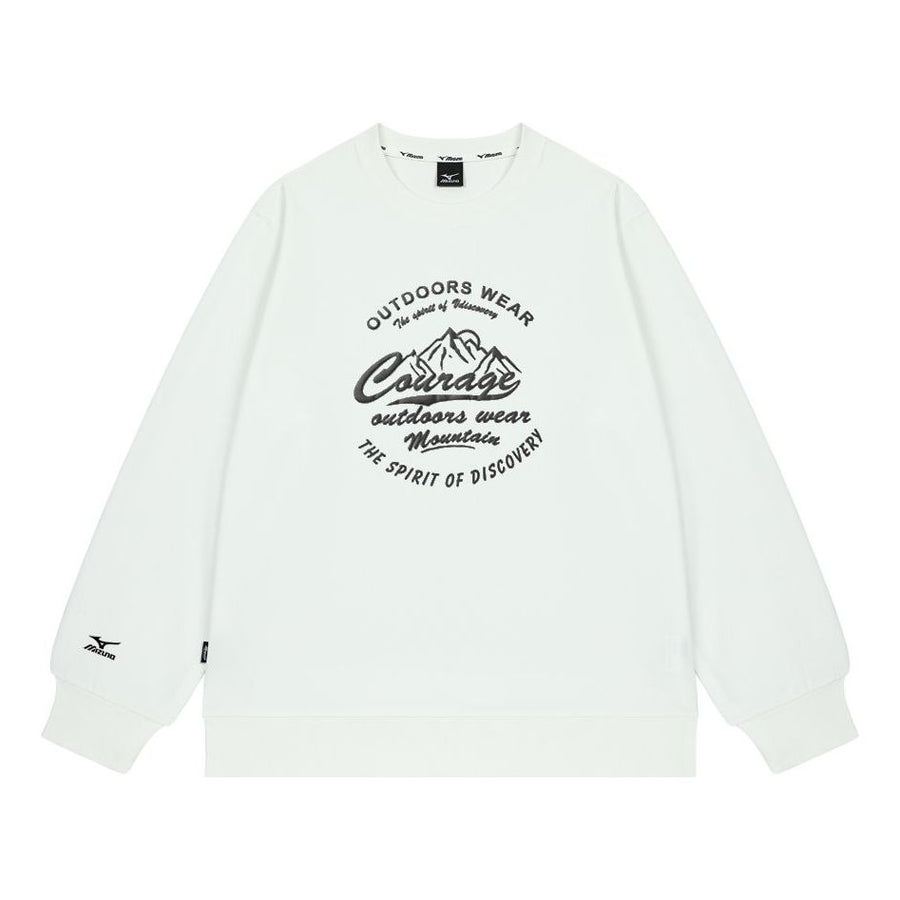 

Свитер Mizuno Logo Graphic Sweater 'White', белый